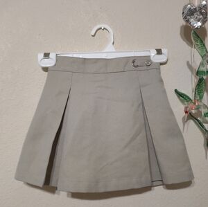 Wonder Nation Kaki Girl's Mini Skirt